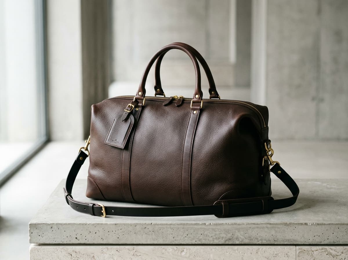 Voyager Leather Travel Duffle